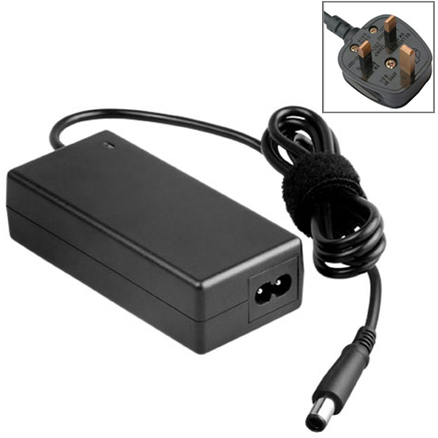 UK Plug AC Adapter 18.5V 3.5A 65W for HP COMPAQ Notebook, Output Tips: 7.4 x 5.0mm - Click Image to Close